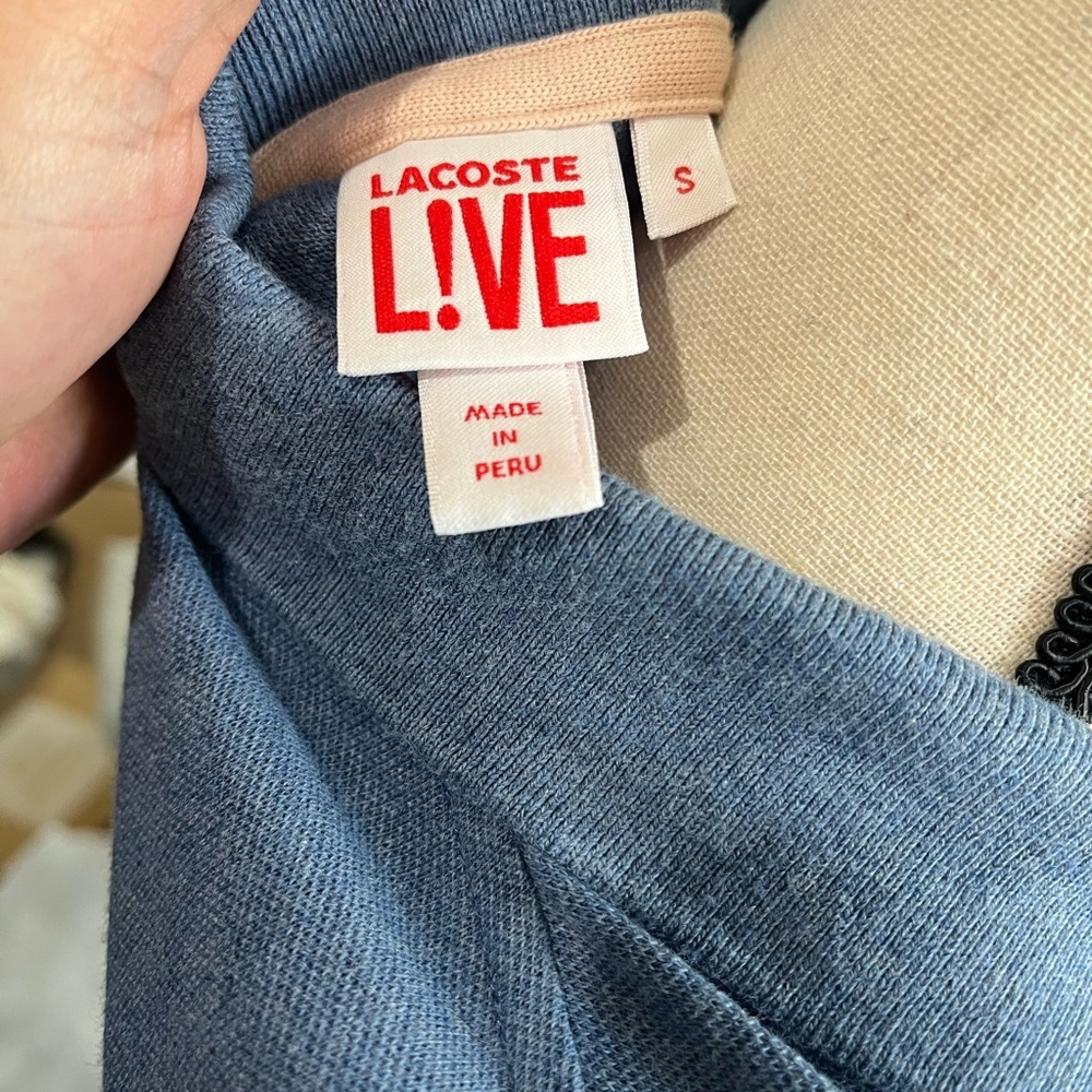 LACOSTE LIVE! WOMENS POLO SHIRT - Picture 7 of 9